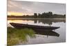 A Traditional Wooden Boat on the River Loire, Indre-Et-Loire, France, Europe-Julian Elliott-Mounted Photographic Print