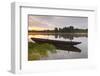 A Traditional Wooden Boat on the River Loire, Indre-Et-Loire, France, Europe-Julian Elliott-Framed Photographic Print