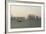 A Traditional Wooden Dhow Boat Sails Past Modern Skyscrapers, West Bay Financial District, Doha-Stuart Forster-Framed Photographic Print