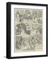 A Tragedy in a Bell Tent in Bechuanaland-William Ralston-Framed Giclee Print