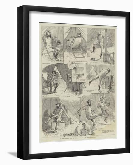 A Tragedy in a Bell Tent in Bechuanaland-William Ralston-Framed Giclee Print