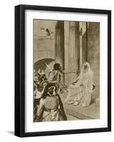 A Tragic Scene in Ancient Rome-null-Framed Giclee Print