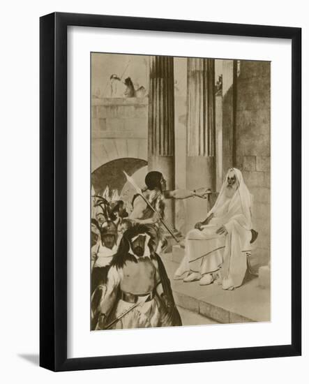 A Tragic Scene in Ancient Rome-null-Framed Giclee Print