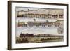 A Train of 1837 Compared with the Special Anglo-American Boat Express in 1904-null-Framed Giclee Print