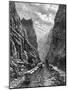 A Train Passing Through the Rocky Mountains, USA, 19th Century-Taylor-Mounted Giclee Print