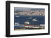 A Tram Crosses Galata Bridge-Jon Hicks-Framed Photographic Print