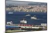 A Tram Crosses Galata Bridge-Jon Hicks-Mounted Photographic Print