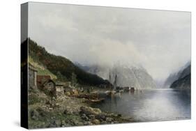 A Tranquil Day, 1888-Anders Monsen Askevold-Stretched Canvas