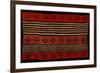 A Transitional Navajo Woman's Blanket-null-Framed Premium Giclee Print