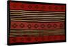 A Transitional Navajo Woman's Blanket-null-Stretched Canvas
