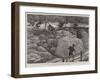 A Traveller Stoned by Monkeys in the Himalayas-null-Framed Giclee Print