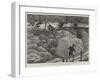 A Traveller Stoned by Monkeys in the Himalayas-null-Framed Giclee Print