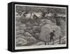 A Traveller Stoned by Monkeys in the Himalayas-null-Framed Stretched Canvas