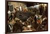 A Travelling Circus (Cameleers in Partenkirche), 1884-Adolph Menzel-Framed Giclee Print