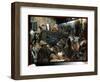 A Travelling Circus (Cameleers in Partenkirchen)-Adolph Friedrich Erdmann von Menzel-Framed Giclee Print