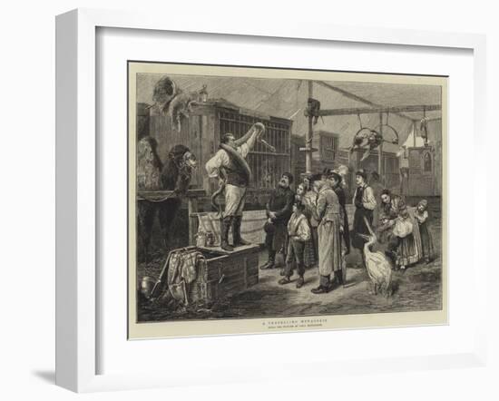 A Travelling Menagerie-Paul Friedrich Meyerheim-Framed Giclee Print