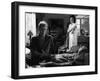 A Travers le Miroir by IngmarBergman with Max von Sydow and Harriet Andersson, 1961 (b/w photo)-null-Framed Photo