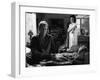 A Travers le Miroir by IngmarBergman with Max von Sydow and Harriet Andersson, 1961 (b/w photo)-null-Framed Photo