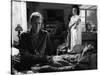 A Travers le Miroir by IngmarBergman with Max von Sydow and Harriet Andersson, 1961 (b/w photo)-null-Stretched Canvas