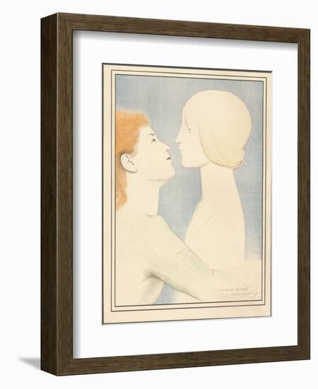 A Travers Les Ages, C1895-Fernand Khnopff-Framed Giclee Print