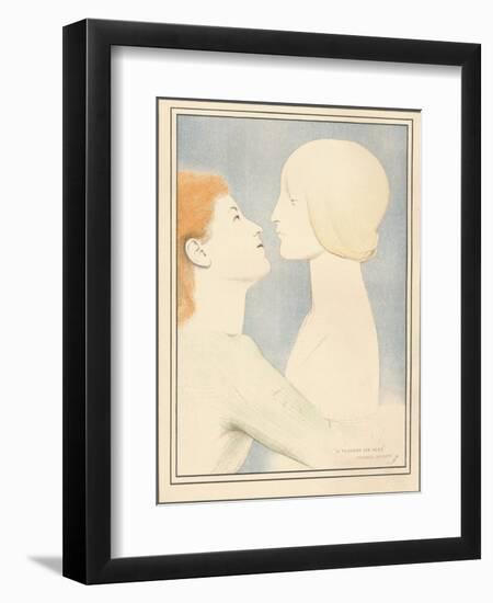 A Travers Les Ages, C1895-Fernand Khnopff-Framed Giclee Print