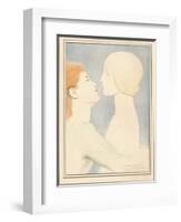 A Travers Les Ages, C1895-Fernand Khnopff-Framed Giclee Print