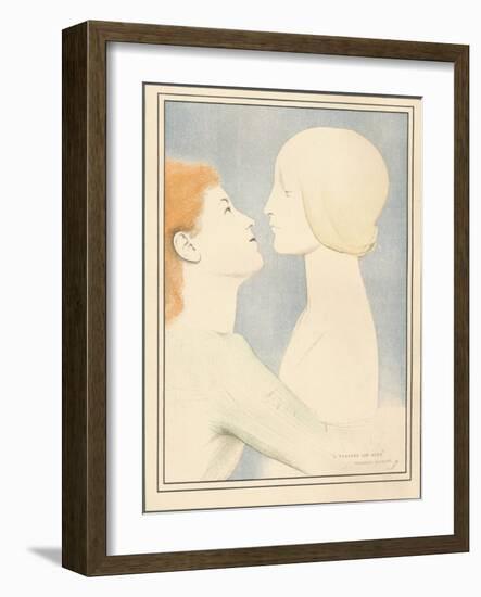 A Travers Les Ages, C1895-Fernand Khnopff-Framed Giclee Print