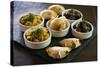A Tray with Traditional Food from the Northwest-Yadid Levy-Stretched Canvas