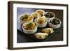 A Tray with Traditional Food from the Northwest-Yadid Levy-Framed Photographic Print