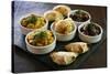 A Tray with Traditional Food from the Northwest-Yadid Levy-Stretched Canvas