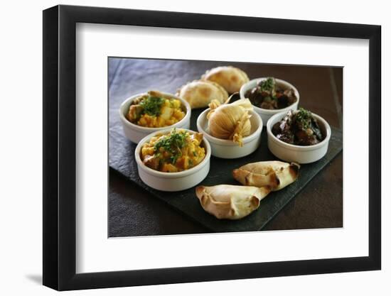 A Tray with Traditional Food from the Northwest-Yadid Levy-Framed Photographic Print