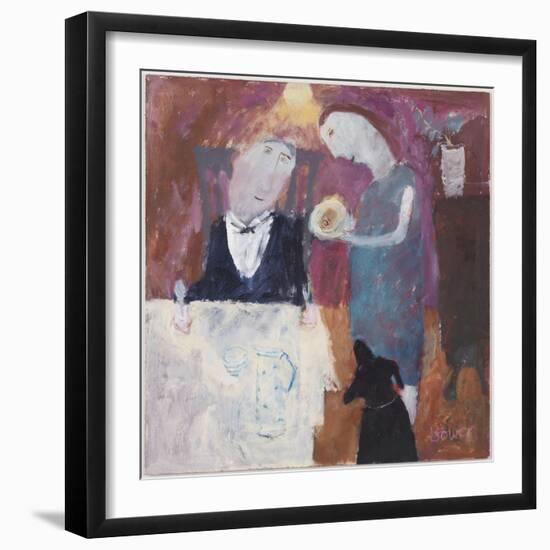 A Treat for Godfrey, 2008-Susan Bower-Framed Giclee Print