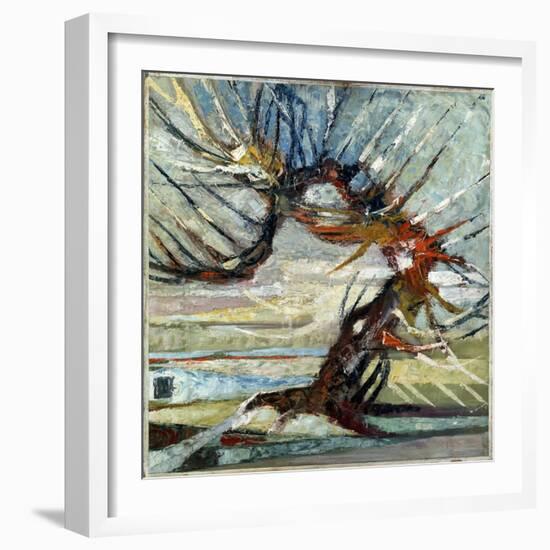 A Tree, Early 20th Century-Otto Mueller-Framed Giclee Print