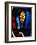 A Tree Emerges from the Flood, Stained Glass-null-Framed Giclee Print