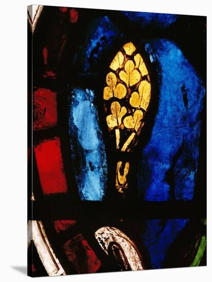 A Tree Emerges from the Flood, Stained Glass-null-Stretched Canvas