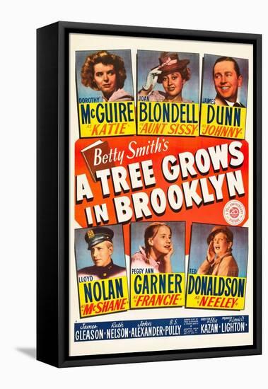 A Tree Grows in Brooklyn, 1945-null-Framed Stretched Canvas