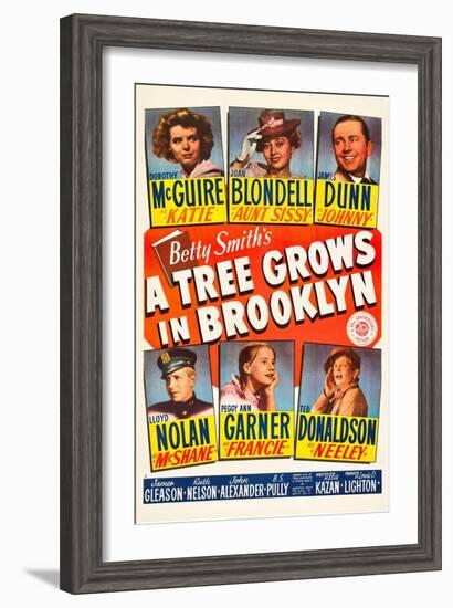 A Tree Grows in Brooklyn, 1945-null-Framed Giclee Print