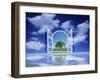 A Tree Seen Through an Open Window in the Sky-null-Framed Photographic Print