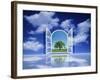 A Tree Seen Through an Open Window in the Sky-null-Framed Photographic Print