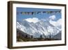 A Trekker on their Way to Everest Base Camp-Alex Treadway-Framed Photographic Print