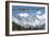 A Trekker on their Way to Everest Base Camp-Alex Treadway-Framed Photographic Print