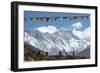 A Trekker on their Way to Everest Base Camp-Alex Treadway-Framed Photographic Print