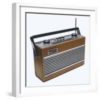 A Trendy Roberts 'R' Portable Radio-null-Framed Photographic Print