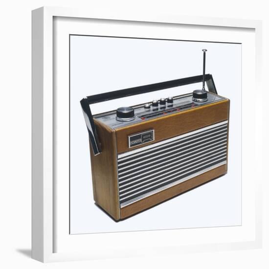 A Trendy Roberts 'R' Portable Radio-null-Framed Photographic Print