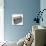 A Trendy Roberts 'R' Portable Radio-null-Mounted Photographic Print displayed on a wall