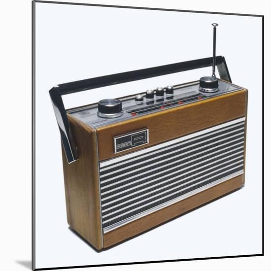 A Trendy Roberts 'R' Portable Radio-null-Mounted Photographic Print