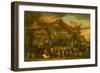 A Trial at Law Among Animals and Pygmies, Unknown-Faustino Bocchi or Boccasi-Framed Giclee Print