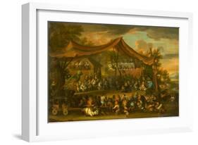 A Trial at Law Among Animals and Pygmies, Unknown-Faustino Bocchi or Boccasi-Framed Giclee Print