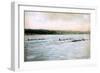 A Trial Spin of the Cornell Crews on Cayuga Lake, 1906-null-Framed Giclee Print