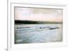 A Trial Spin of the Cornell Crews on Cayuga Lake, 1906-null-Framed Giclee Print